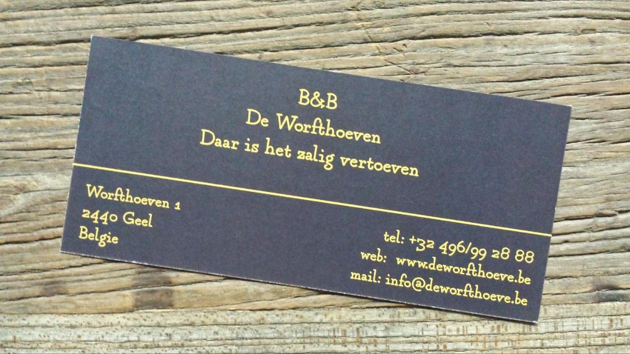 De Worfthoeve Bed & Breakfast Geel Ngoại thất bức ảnh
